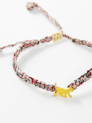 Cargar la imagen en el visor de la galería, Pulsera de Macramé tejida Las Gatas del Río Presa