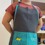 Cargar la imagen en el visor de la galería, Delantal de cocina  "GATA 7 VIDAS, "GATA PRESA", "GATA VELLOCINO DE ORO" y "GATA MAC"
