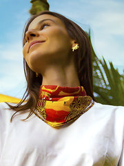 Cargar la imagen en el visor de la galería, Pañuelo Pañoleta Las Gatas del Río Ceremonial
