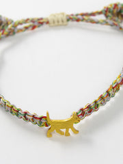 Cargar la imagen en el visor de la galería, Pulsera de Macramé tejida Las Gatas del Río en Cintas 
