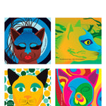 Cargar la imagen en el visor de la galería, Portavasos x4 Madera
