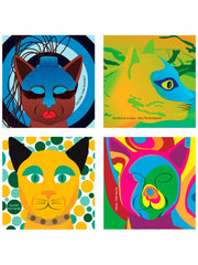 Cargar la imagen en el visor de la galería, Portavasos x4 Madera
