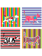 Cargar la imagen en el visor de la galería, Portavasos x4 Madera
